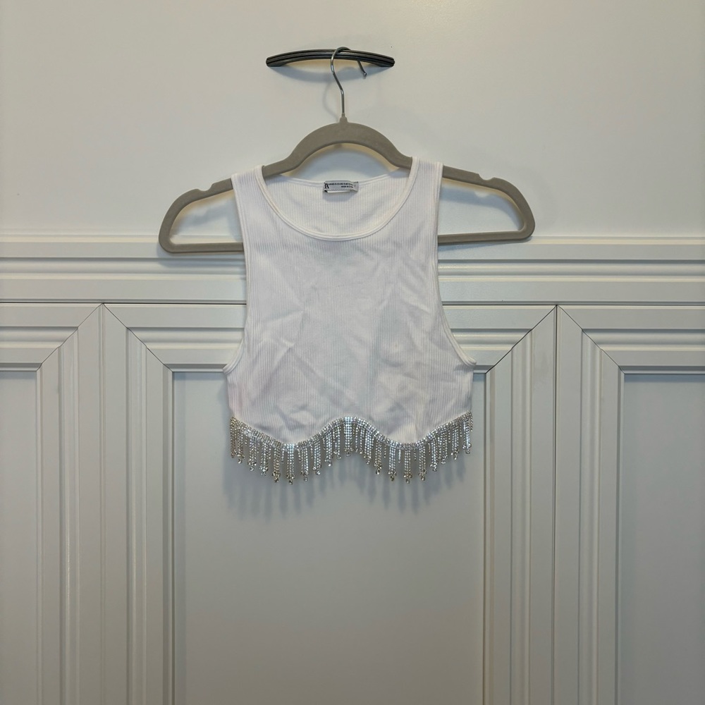 Zara Seamless Rhinestone Top - Picture 6 of 6